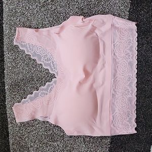 NEW Jady K Savannah Lace Bralette - Pink